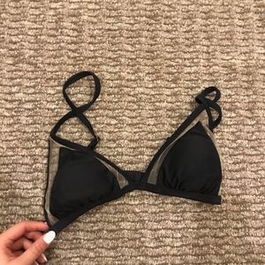 TARGET BLACK MESH BIKINI TOP